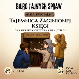 Gra detektywistyczna dla dzieci: Misja Specjalna - Zaginiona Księga Tradycji