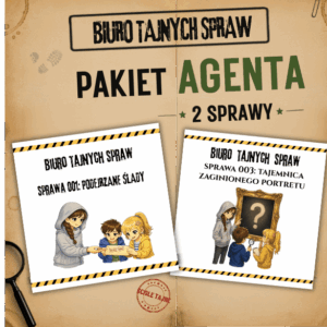 Pakiet Agenta - Sprawa Podejrzane Ślady i Tajemnica Zaginionego Portretu