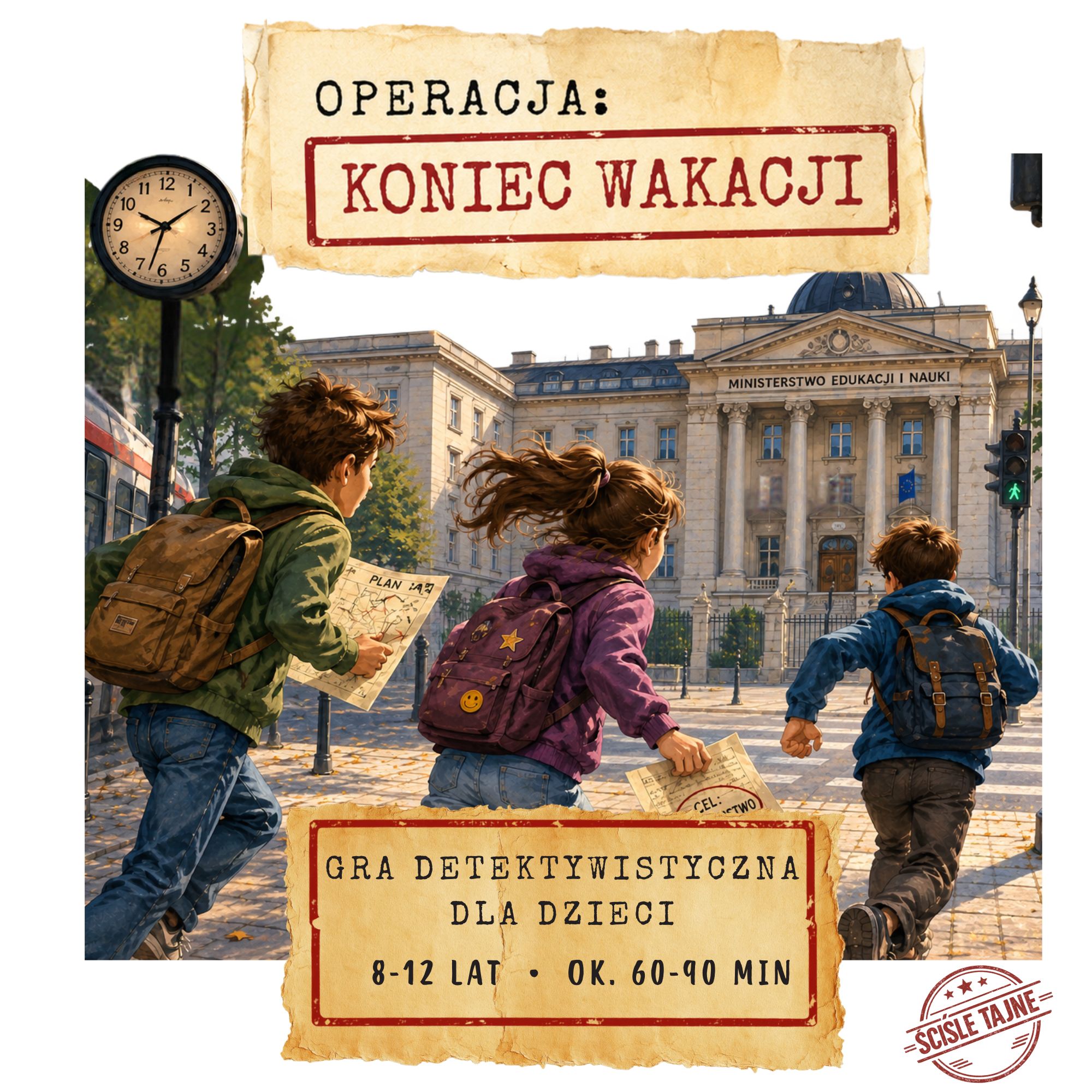 Gra detektywistyczna Operacja: Koniec Wakacji